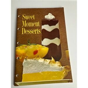 Vintage 1966 Sweet Moment Desserts General Foods Jell-O Recipe Booklet 44 Pages